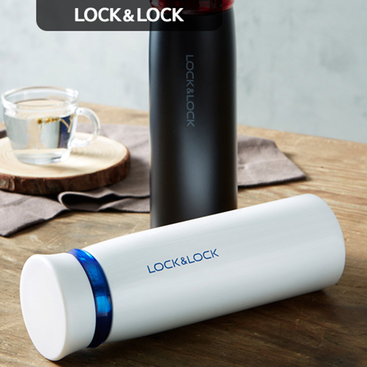 Bình Giữ Nhiệt Lock&Lock Feather Light LHC4131BKR (450ml)