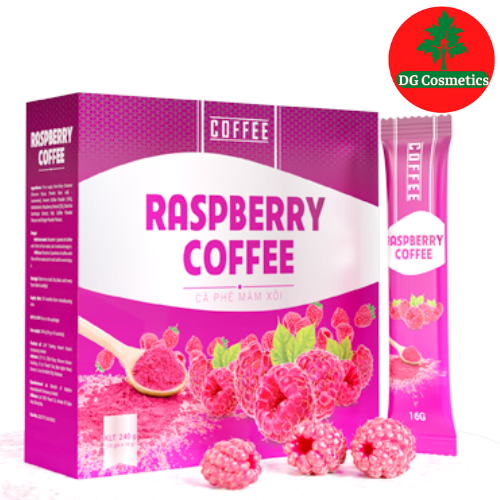 Cafe Mâm Xôi Giảm Cân Raspberry Coffee - Hộp 15 gói