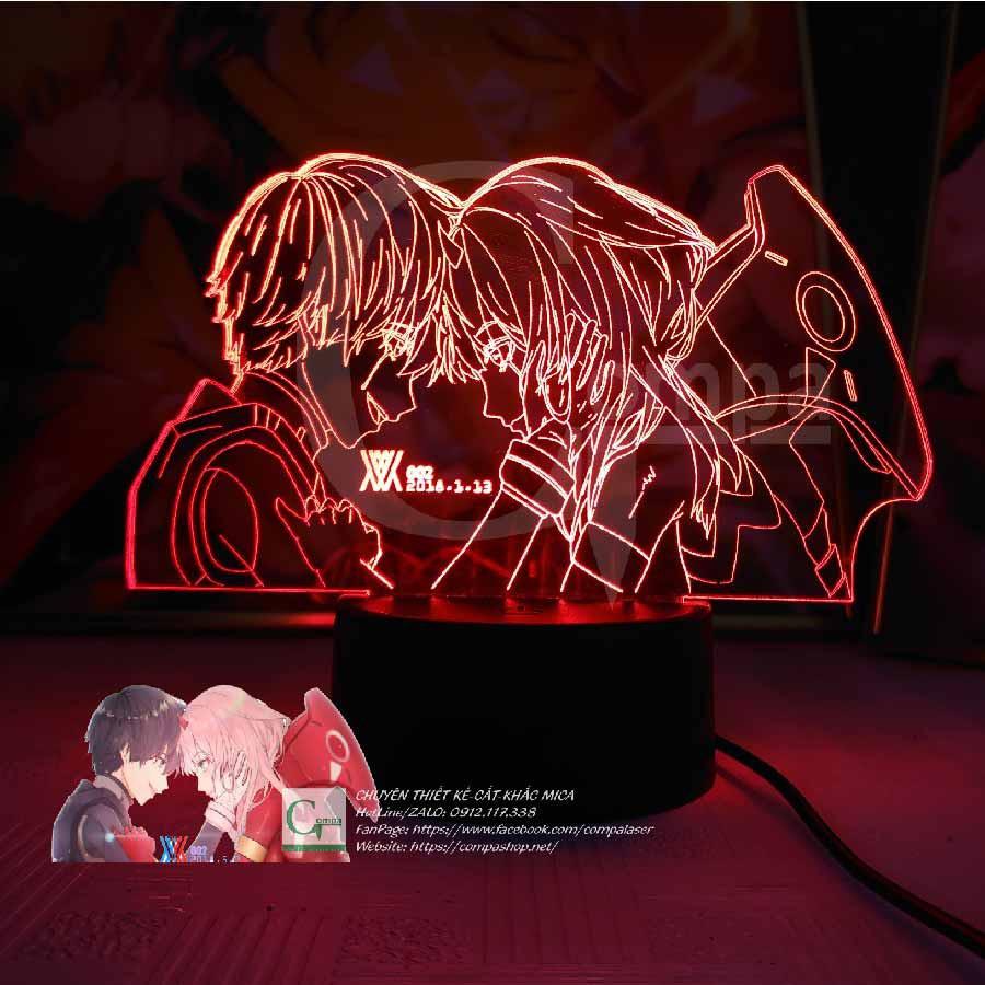 Đèn Ngủ DARLING in the FRANXX Zero Two x Hiro Type 04 ADIF9904 16 màu tùy chỉnh