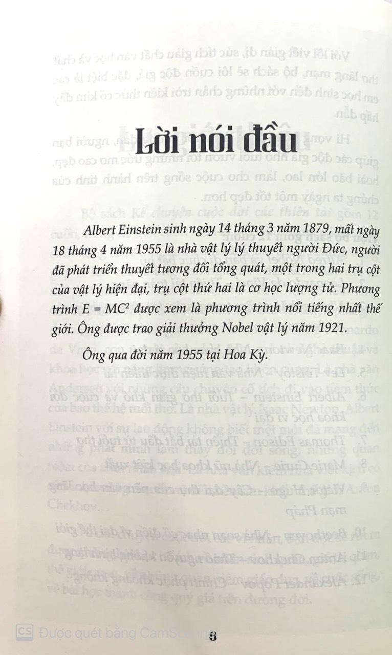 Kể Chuyện Cuộc Đời Các Thiên Tài: Albert Einstein - Tuổi Thơ Gian Khó Và Cuộc Đời Khoa Học Vĩ Đại