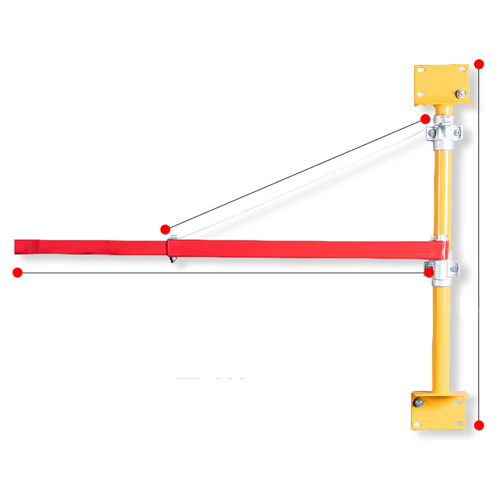 Khung treo tời điện gia đình PA 200kg - 600kg chịu tải lớn dùng để bắt tời lên tường bê tông, nhà xưởng, công trình thi công