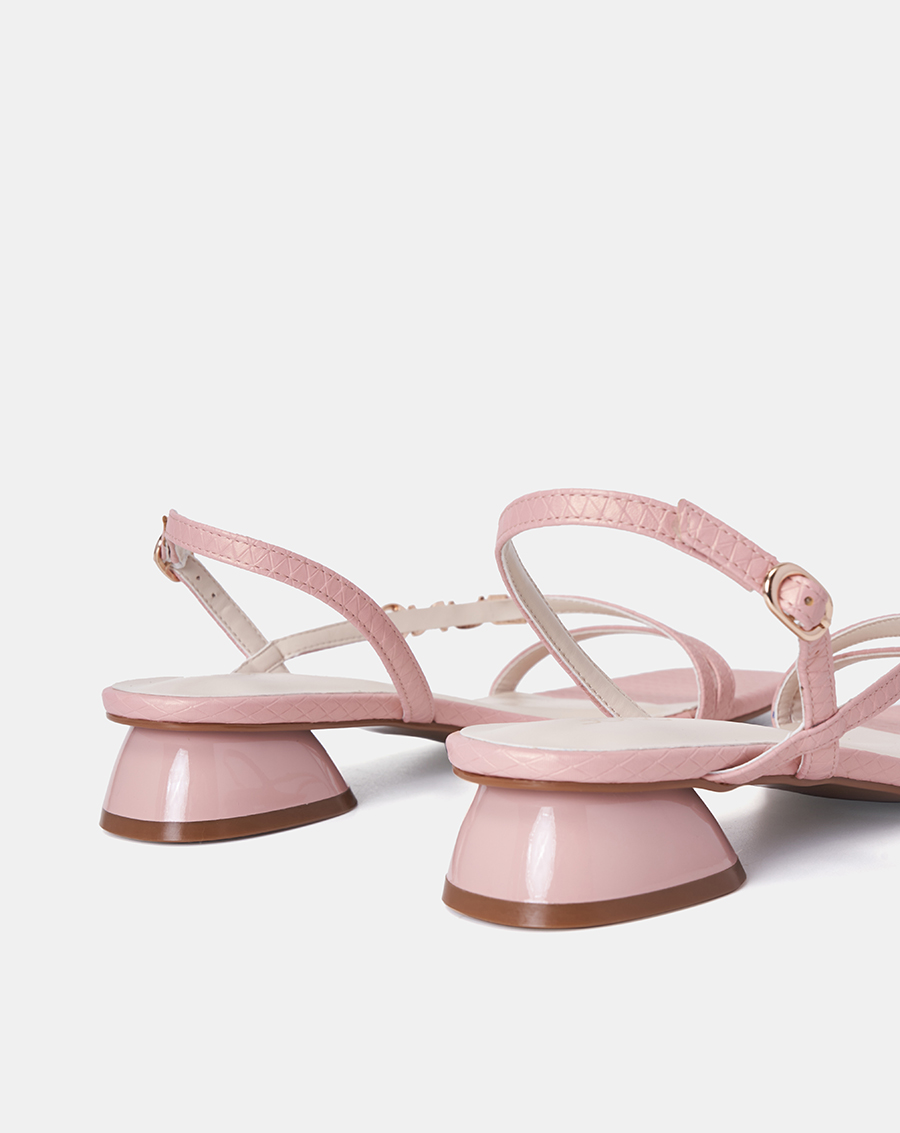 Giày Sandal Nữ 3cm Thời Trang Juno Dây Mảnh Phối Khoá Cats SD03067