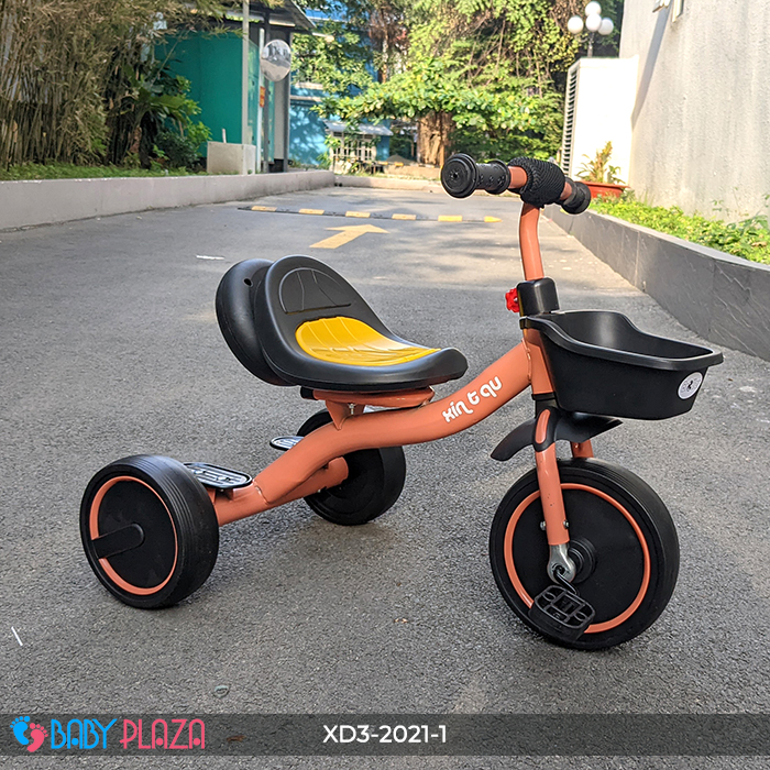 Xe đạp 3 bánh cho bé BABY PLAZA XD3-2021-1 có nhạc