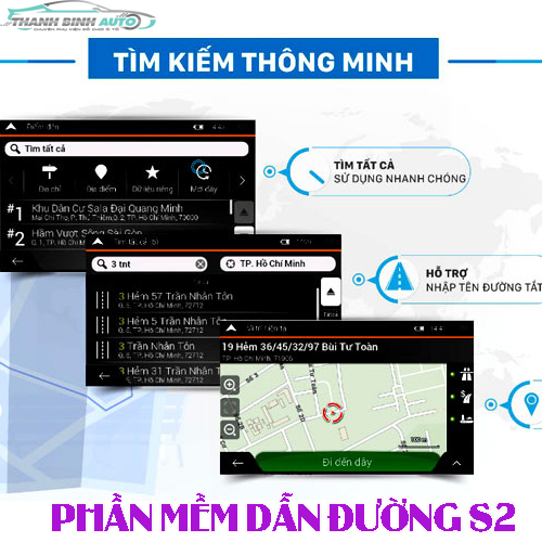 Phần mềm Vietmap S2 Dẫn Đường Ô tô Chuyên Dụng Cảnh Báo Giao Thông - Bản Quyền Chính Hãng