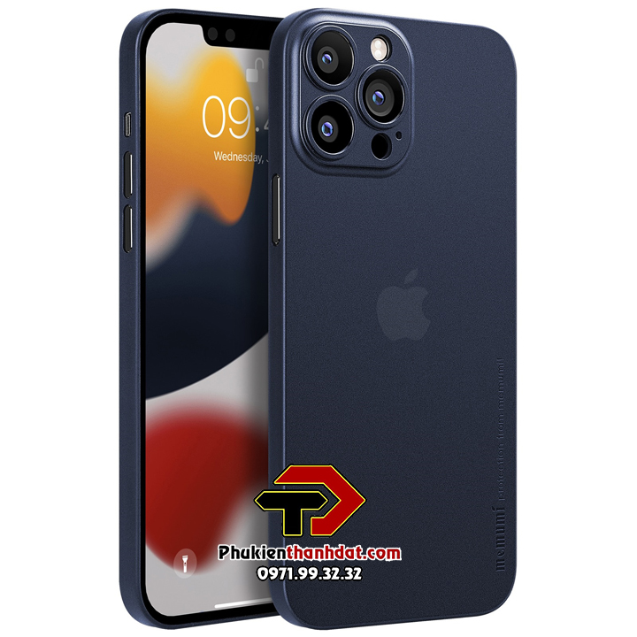 Ốp lưng lụa iPhone 13 Pro Max chính hãng Memumi siêu mỏng