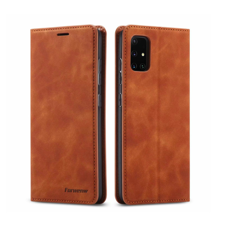 Bao da chính hãng Forwenw dành cho Samsung Galaxy A52, A72 dạng ví cao cấp - Hàng chính hãng
