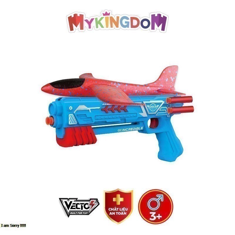 Đồ Chơi VECTO Bệ Phóng Máy Bay Phiên Bản Kích Thước Lớn (Xanh) VT005-2