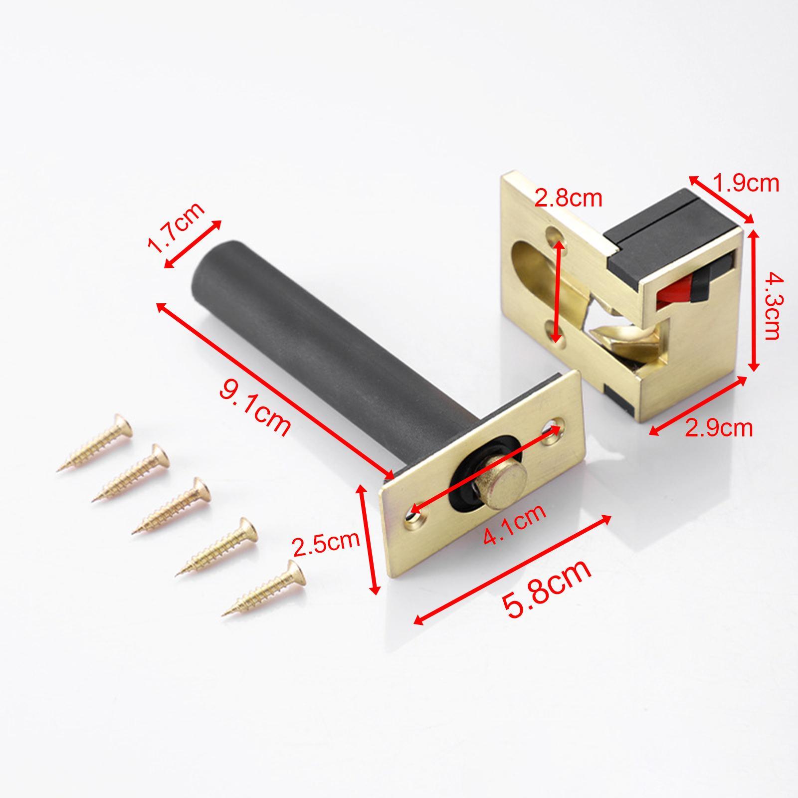 Door Chain Lock with Screws Thicken Security Chain Door Bolt Easy to Install