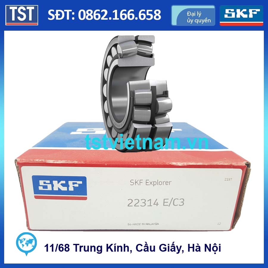 Vòng bi bạc đạn SKF 22314 E/C3