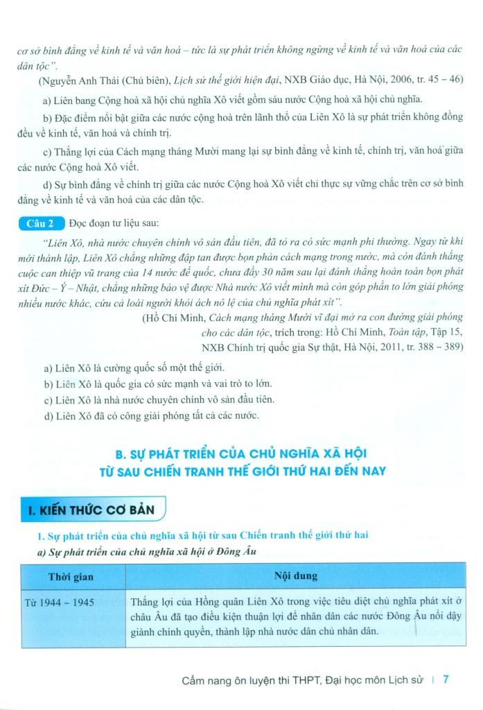 Sách - Câm Nang Ôn Luyện Thi THPT, Đại Học - Môn Lịch Sử
