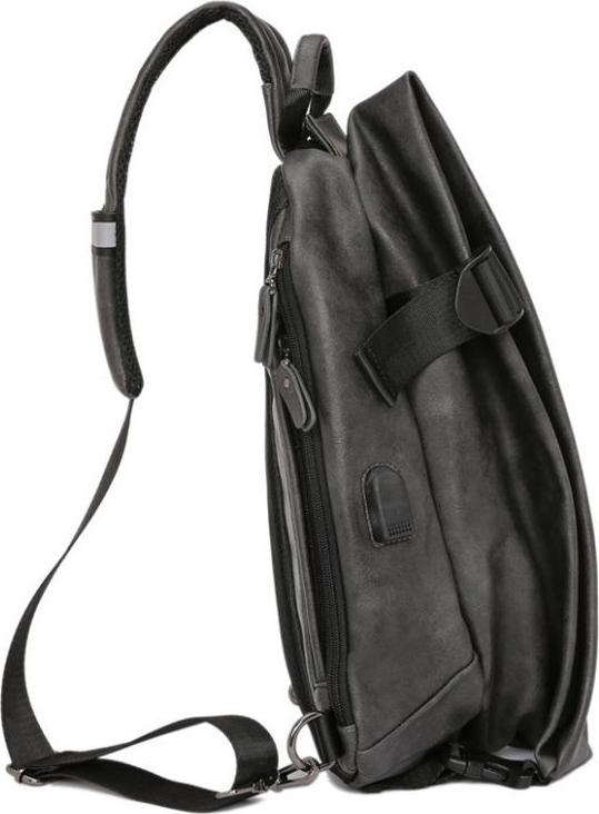 Crossbody Chest Bag USB Charging Interface