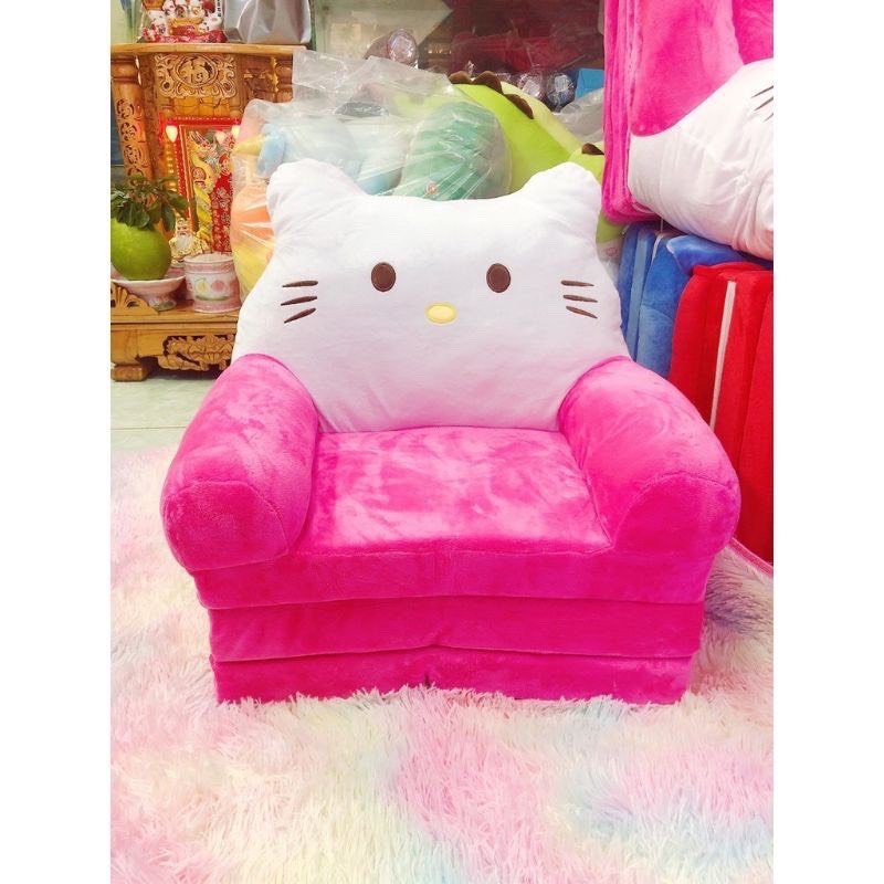 Ghế Lười Bông Cho Bé Hình Thú Hello Kitty