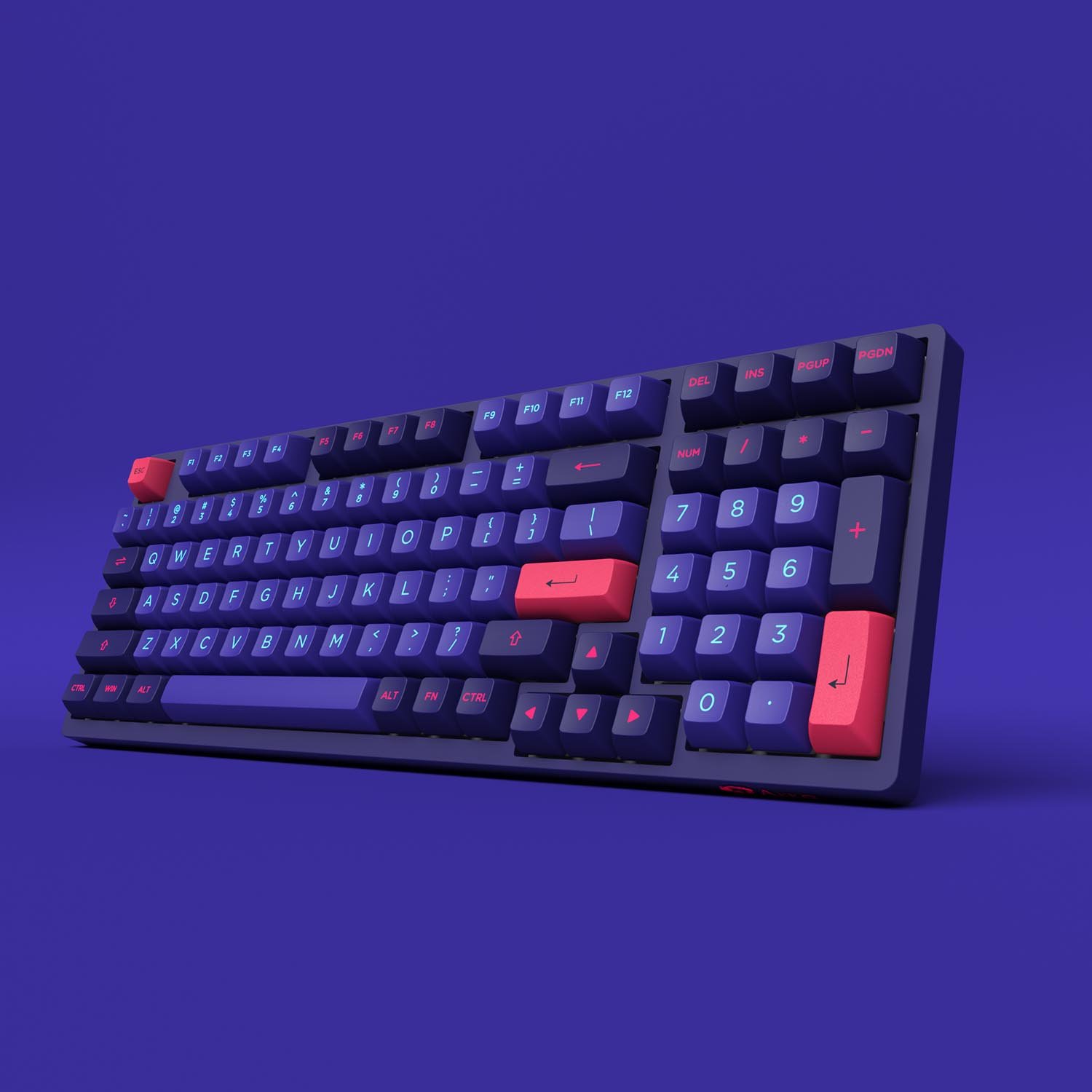 Bàn phím cơ AKKO 3098N Multi-modes NEON _Hàng chính hãng