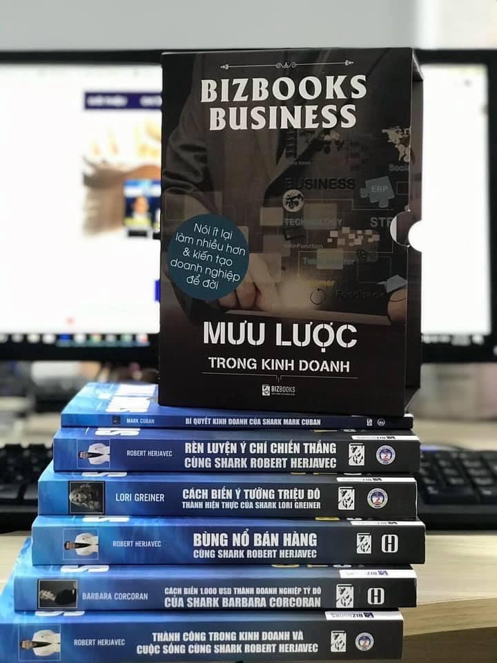 Bộ sách Sharktank: Mưu lược trong kinh doanh (tặng kèm Boxset)