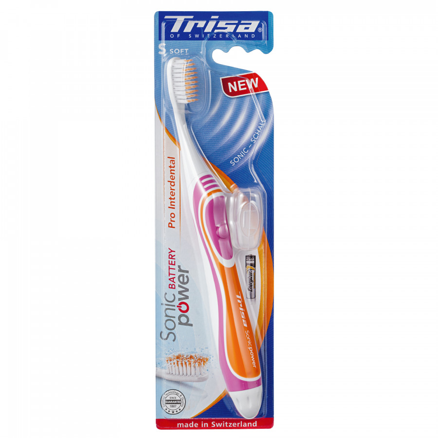 Bàn Chải Pin TRISA Pro Interdental Soft