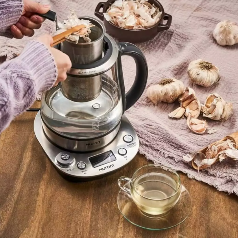 ẤM PHA TRÀ- CHƯNG YẾN HUROM ( TEA MASTER TM-P02FSS) - Hàng chính hãng