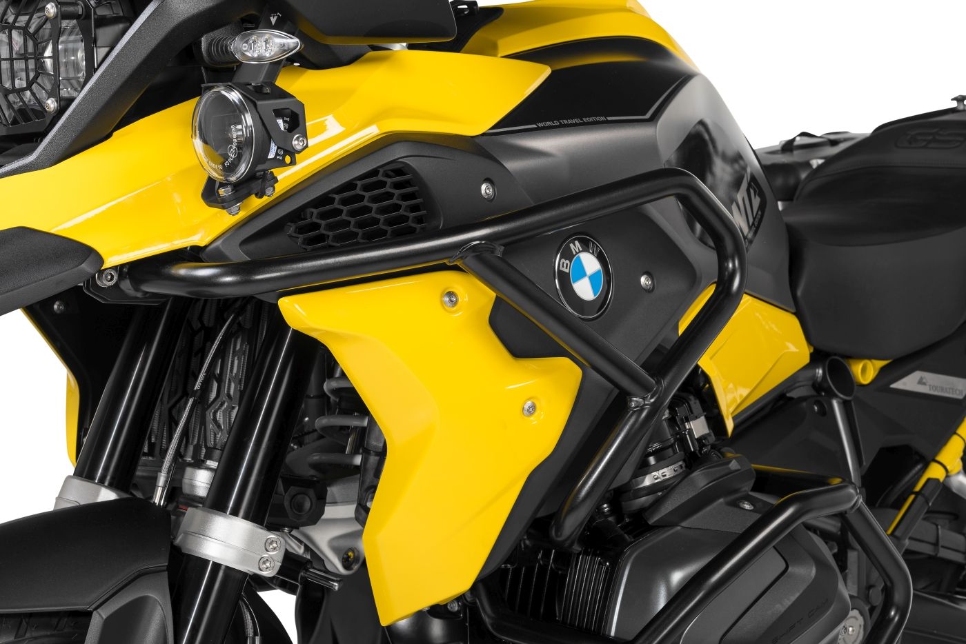 Khung bảo vệ phía trên thép không rỉ BMW R1250GS, màu Đen