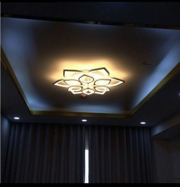 ĐÈN TRẦN TRANG TRÍ phòng khách 3 chế độ có điều khiển từ xa
