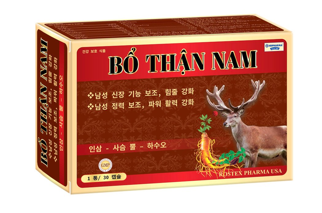 Tăng cường sinh lý Bổ Thận Nam HDPHARMA bổ thận, tráng dương - 30 viên (Bổ Thận Nam Vỉ)