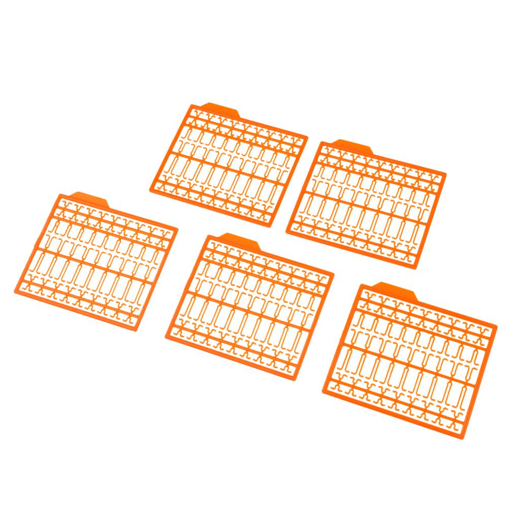 5Pcs Hair Rig Extender Boilie Stops Pellet Carp Coarse Fishing Tackle Orange