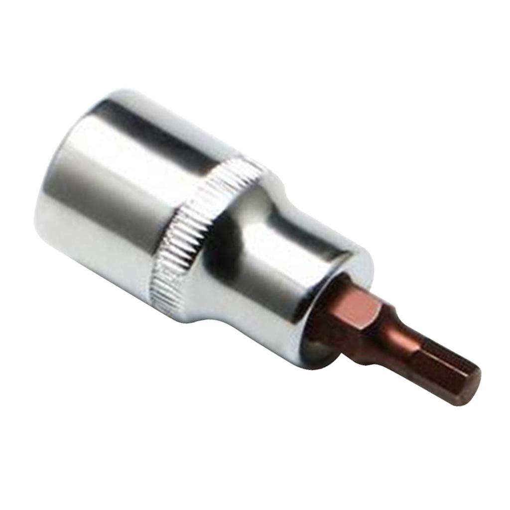 2X 1/2 inch Power Drills Impact Socket Bit Hex Wrench Screwdriver Adapter 6mm