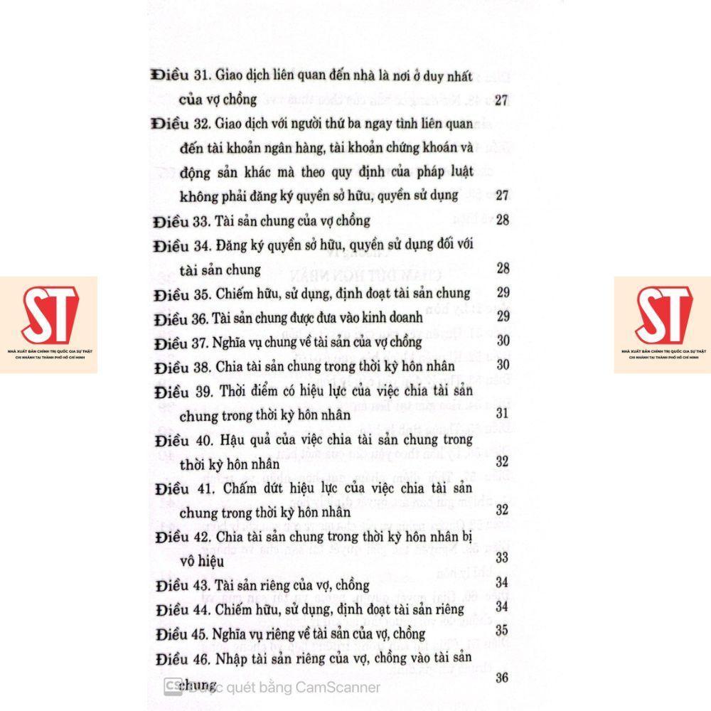 Sách - Luật Hôn Nhân Và Gia Đình Năm 2014 - NXB Chính Trị Quốc Gia