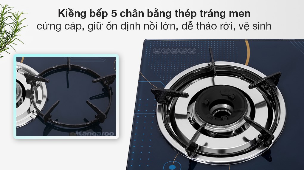 Bếp ga âm Kangaroo KG536B - Hàng chính hãng