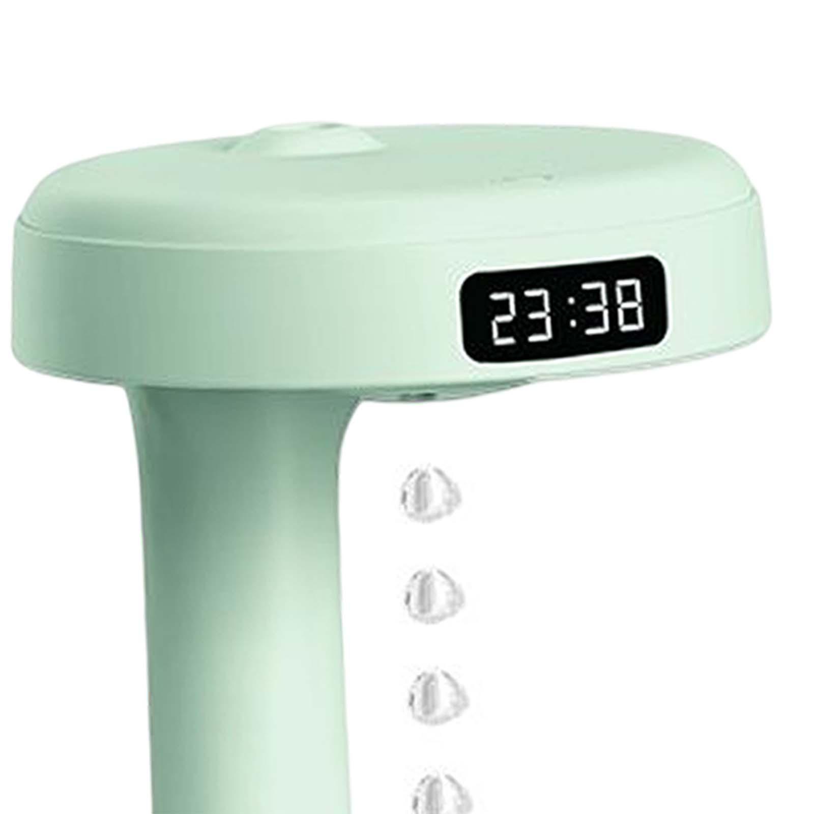 Desktop Humidifier Low Noise 800ml Antigravity Water Drop Night Light