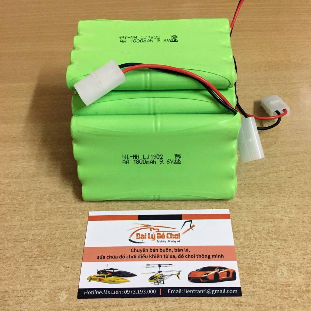 Pin sạc 9.6V 1800mAh chân ket2p