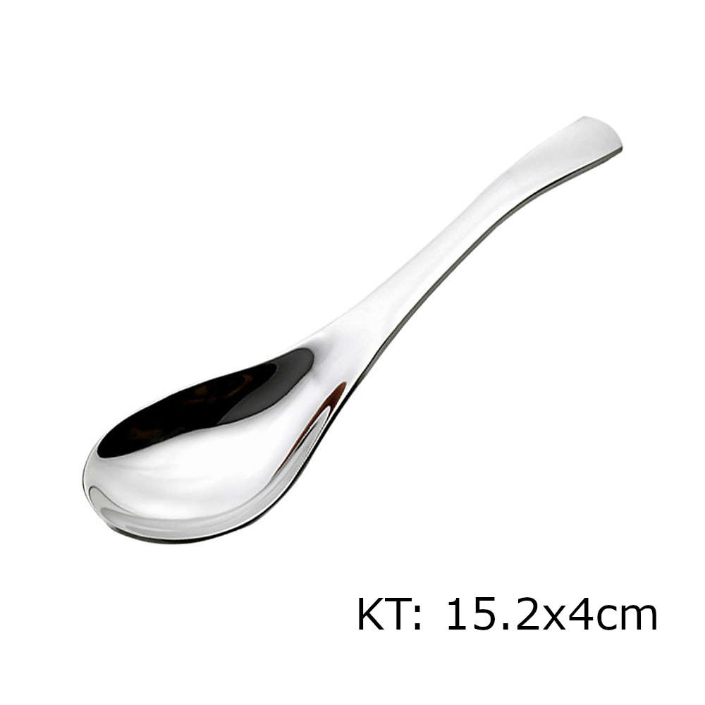 BỘ 5 MUỖNG THÌA PHỞ CAO CẤP SANG TRỌNG LOẠI DÀY ĐẸP CHẤT LIỆU 100% INOX 304 CAO CẤP CHỐNG HAN GỈ, CẦM CHẮC TAY KÈM HỘP ĐỰNG - HÀNG LOẠI 1