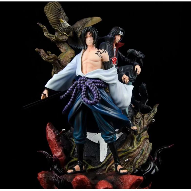 Mô Hình Figure Naruto Itachi Sasuke Kết hợp đẹp 36CM