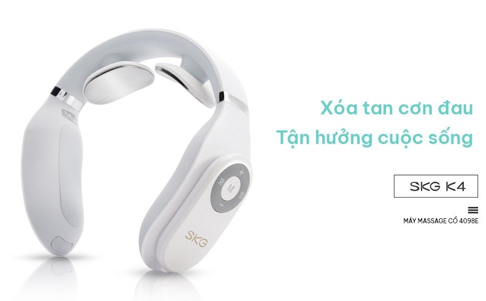 Máy massage cổ SKG 4098E công nghệ xung điện TENS - Hàng chính hãng