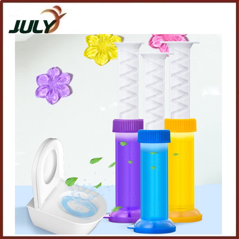 Gel thơm làm sạch khử mùi vệ sinh diệt khuẩn khử trùng bồn cầu hình bông hoa - JL