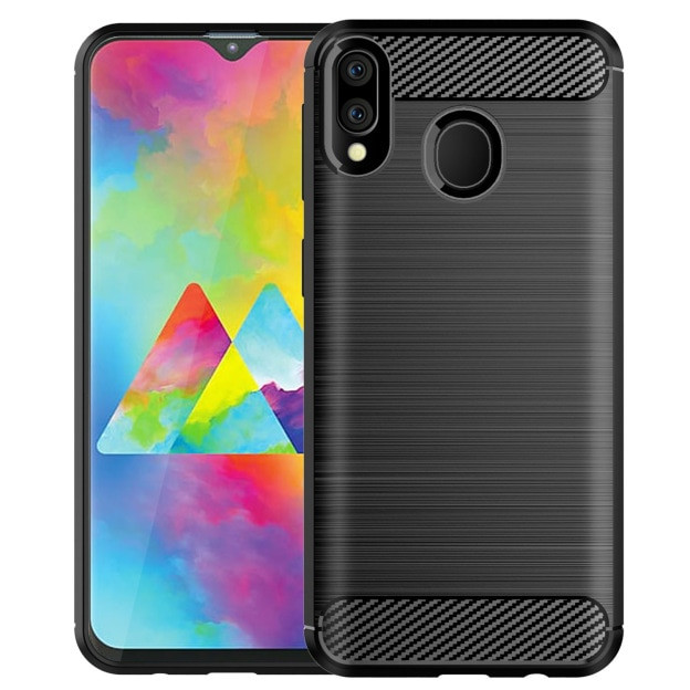 Ốp lưng chống sốc Samsung Galaxy M20 Hiệu Likgus vân kim loại - Hàng chính hãng
