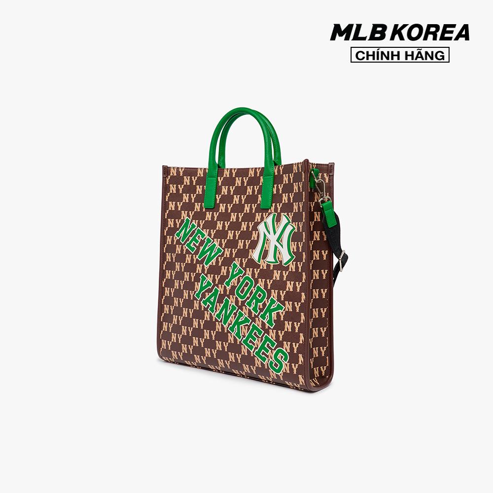 MLB - Túi tote unisex chữ nhật Monotive Coated Canvas Vertical 3AORM053N