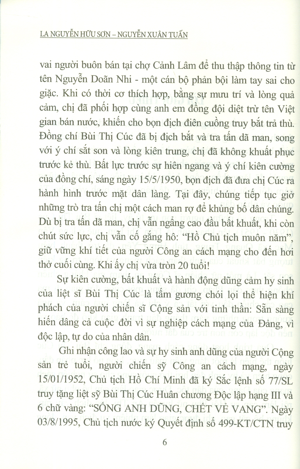 Người Chiến Sĩ "Sống Anh Dũng Chết Vẻ Vang" - Truyện Ký