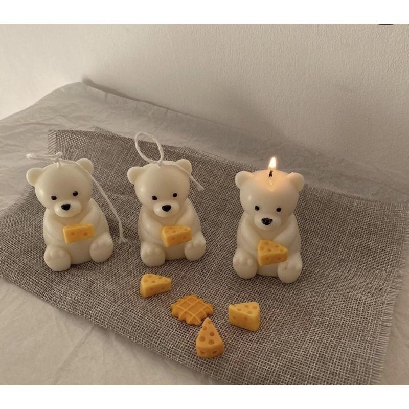 Nến Thơm Gấu Trắng White Bear Xinh Xắn, Phụ Kiện Decor - Dory Lab