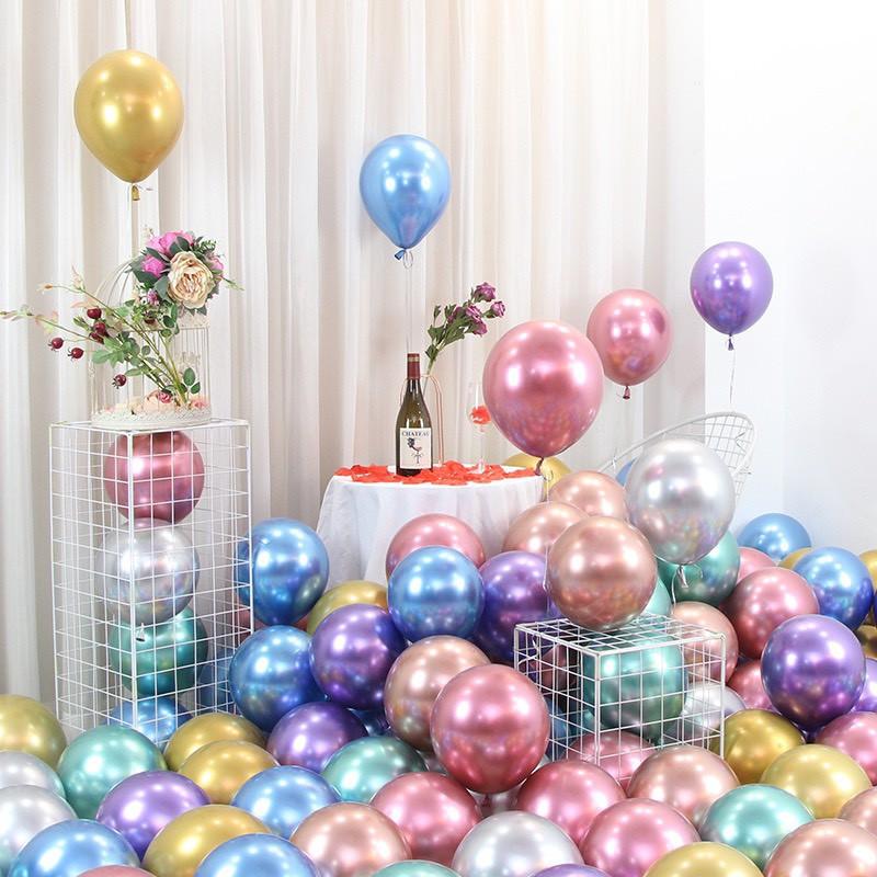 Mix 10 bóng trang trí sinh nhật, trang trí tiệc cưới siêu đẹp