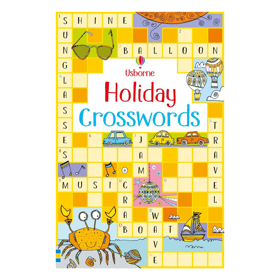 Sách tương tác tiếng Anh - Usborne Holiday Crosswords