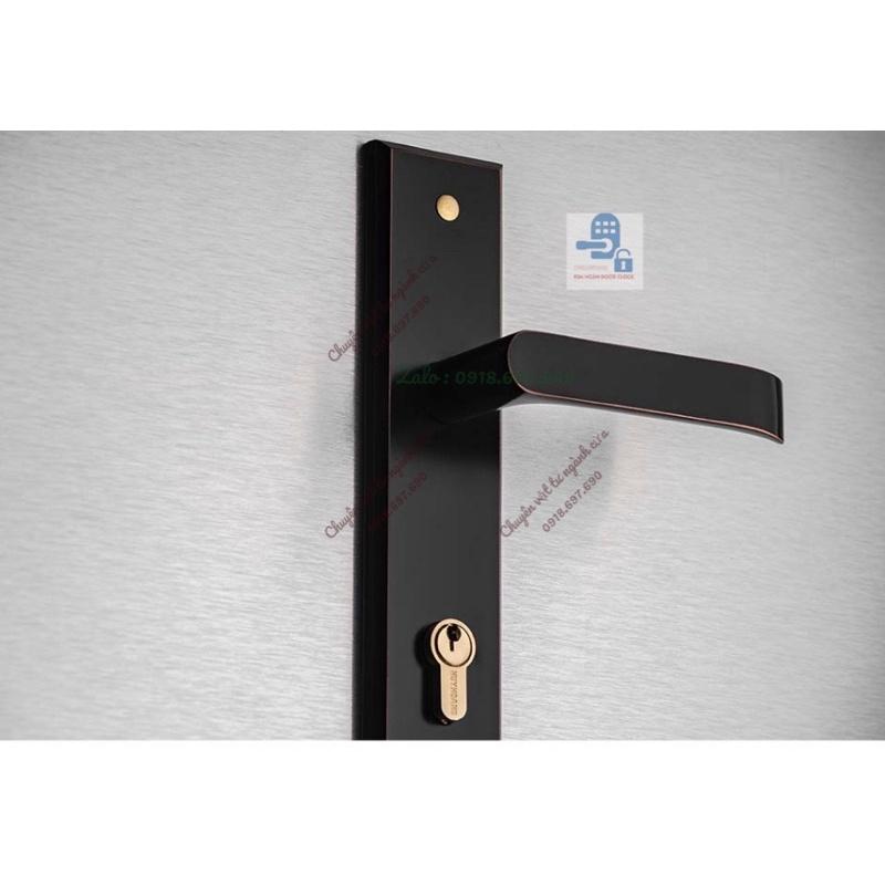 Bộ khóa tay gạt SS8510 mạ đồng đen HUY HOÀNG