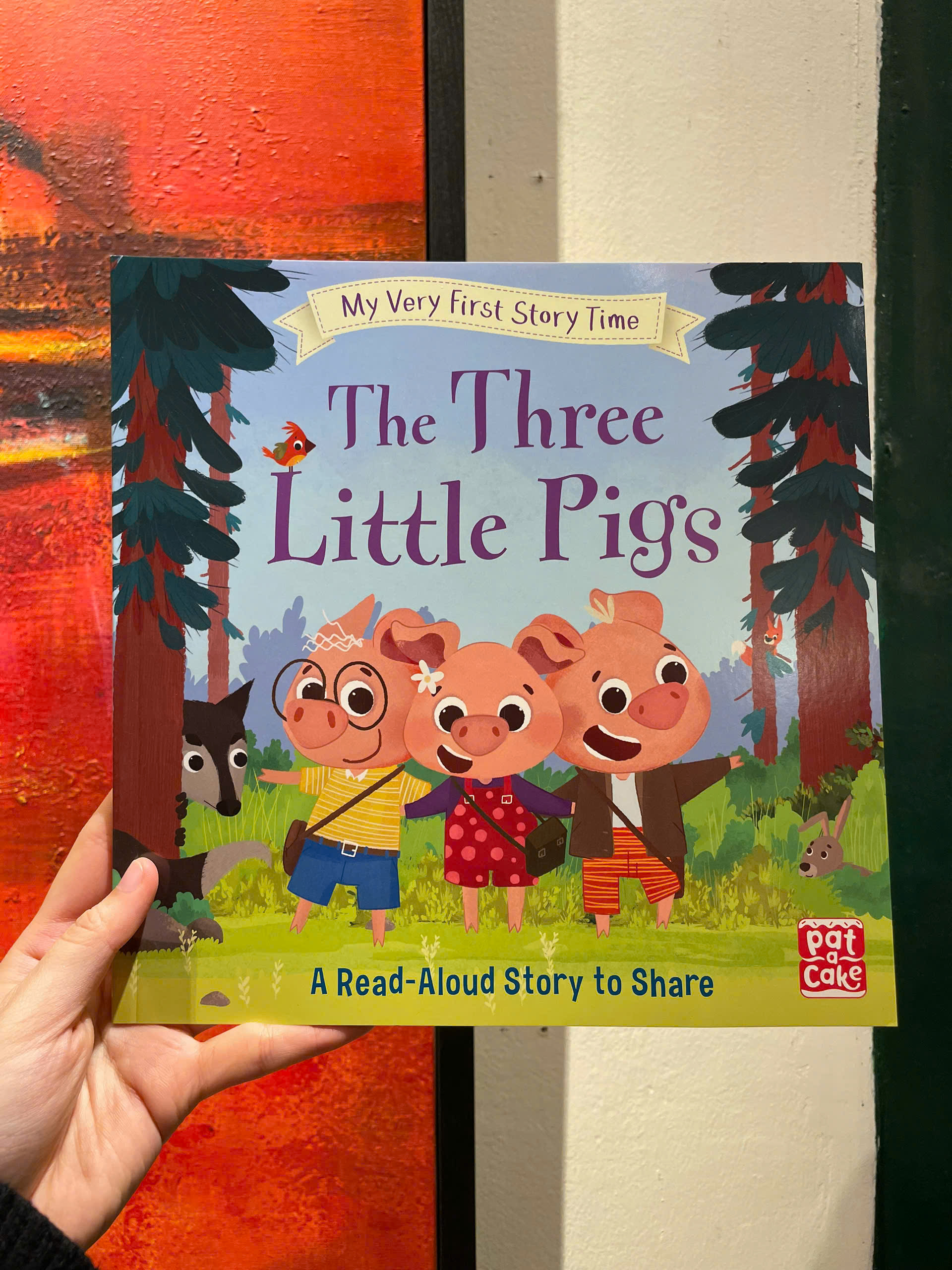 Sách - The Three Little Pigs: Fairy Tale by Ronne Randall - Children Picture book in English