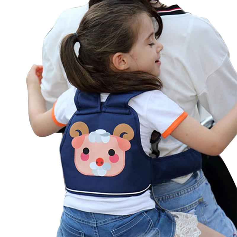 Thoáng Khí Xe Máy Ghế Sau Dây Đai An Toàn Dành Cho Trẻ Em Hình Hoạt Hình Kid Đai An Toàn Thoáng Khí Chất Liệu Dây Đeo G5AD