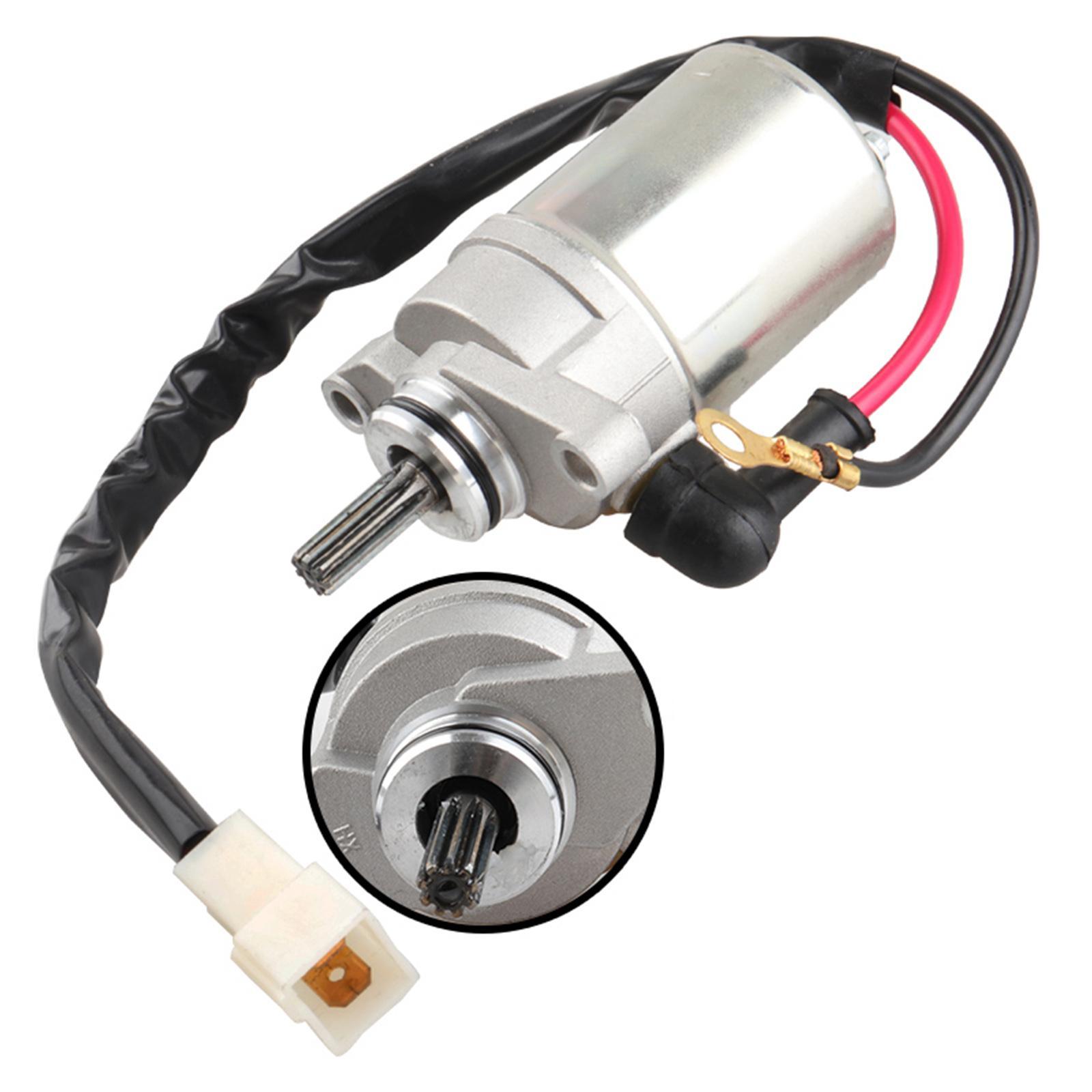 Starter Motor, Motorcycle Starter Motor ,Durable, Easy to Install, Accessories Professional Starter Engine Starter for Bws100 Yw100 4VP