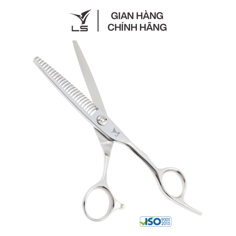 Kéo tỉa tóc LS rơi 15-20% quai offset vênh đỡ ngón cố định T3226