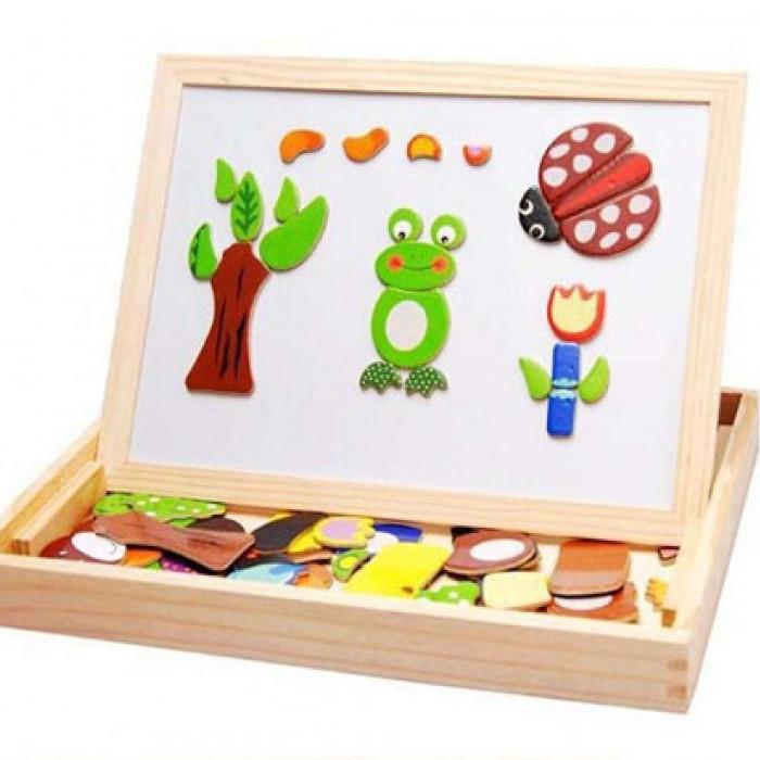 Bảng Tranh Ghép Hình Nam Châm Gỗ - Giao Hàng Toàn Quốc