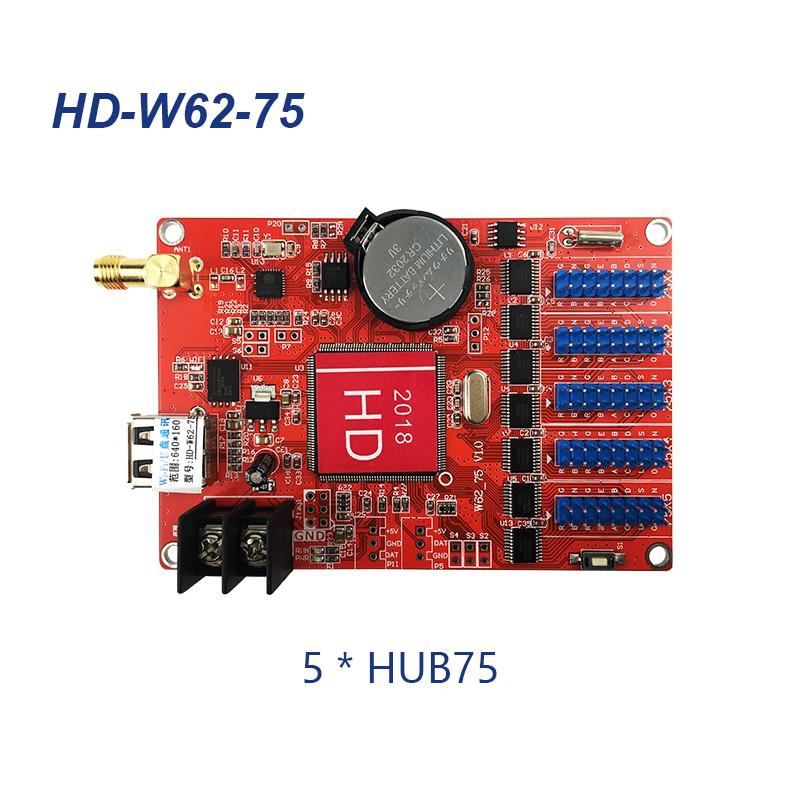 CARD HD W62 - 75. Mạch Wifi điều khiển module LED full color