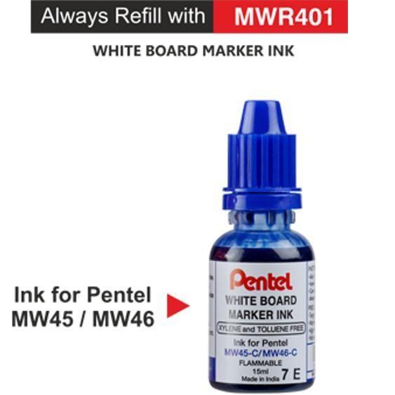 Mực Bút Dạ Bảng Pentel MW45 - MWR401 | 3 Màu Mực