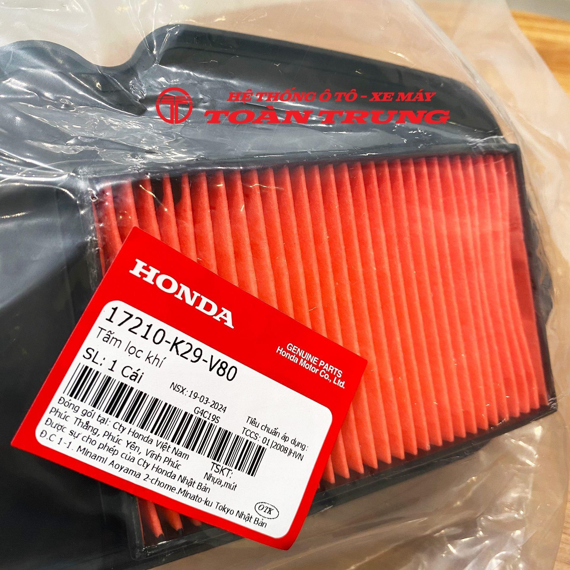 Tấm lọc khí SH Mode (2019-2020) chính hãƞg Honda &quot;17210K29V80&quot;