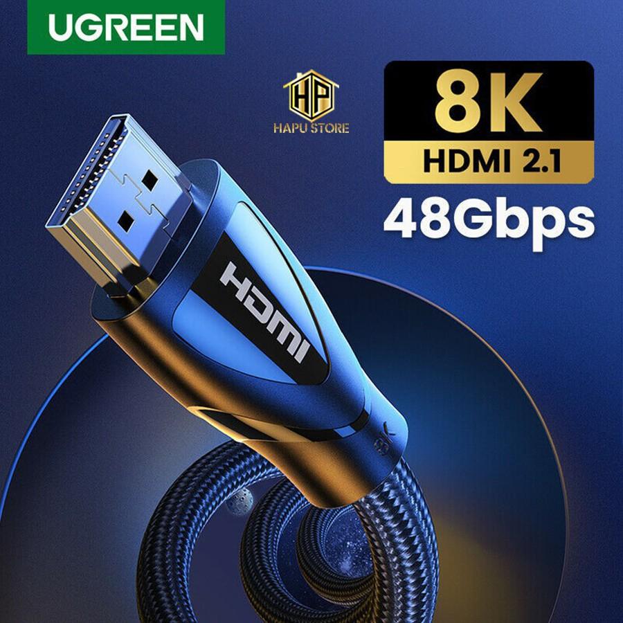 Cáp HDMI 2.1 Ugreen cao cấp độ phân giải 8K/60Hz - Hàng Chính Hãng
