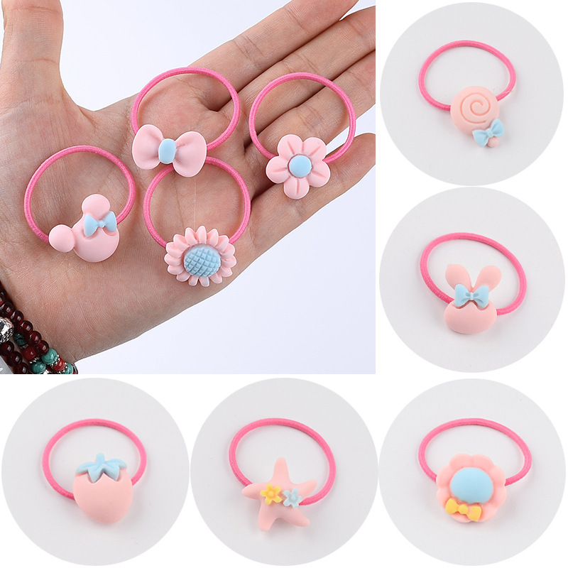 Dây cột tóc bé gái hoạt hình dễ thương - Dây buộc tóc nhiều mẫu xinh xắn PK21-4-002